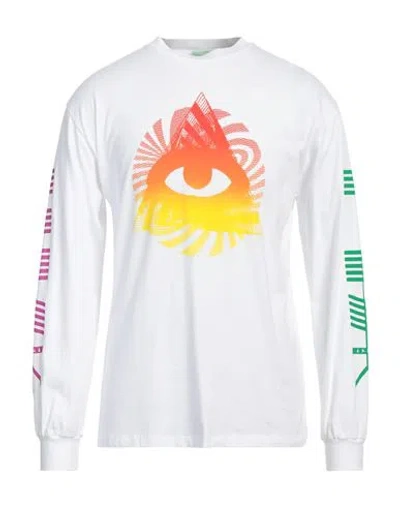 Aries Man T-shirt White Size L Cotton