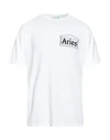 Aries Art Trip Reverse Ss T-shirt In White