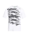 Aries Man T-shirt White Size S Cotton In White