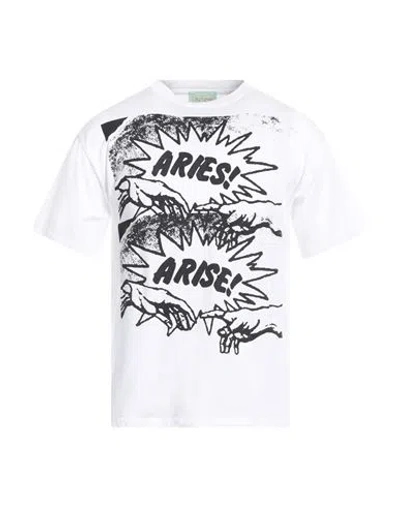 Aries Man T-shirt White Size S Cotton