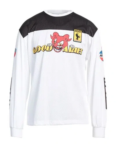 Aries Man T-shirt White Size Xxl Polyester