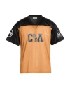 Aries Man T-shirt Camel Size M Polyester In Sand