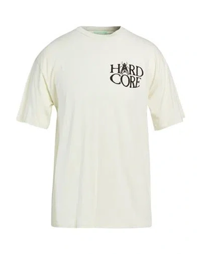 Aries Man T-shirt Off White Size L Cotton In Neutral
