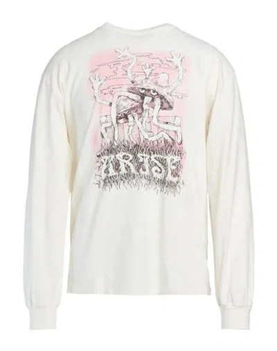 Aries Man T-shirt Off White Size M Cotton