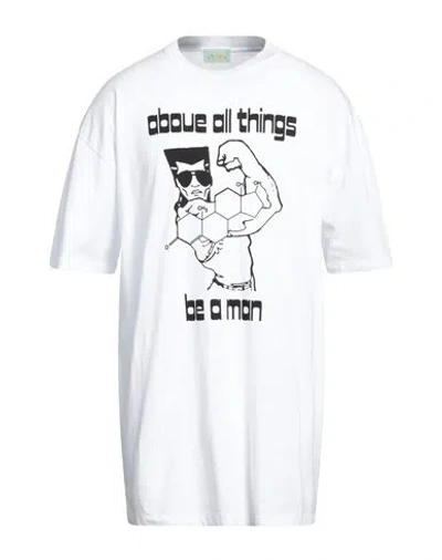 Aries Man T-shirt White Size L Cotton