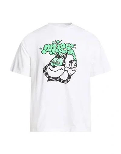 Aries Man T-shirt White Size L Cotton