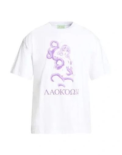 Aries Man T-shirt White Size L Cotton
