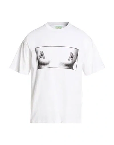 Aries Man T-shirt White Size L Cotton