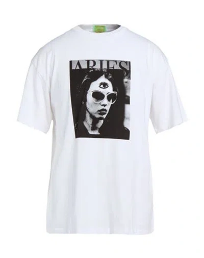 Aries Man T-shirt White Size M Cotton