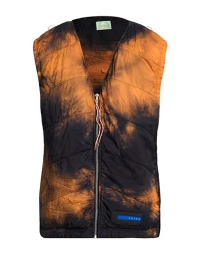 Aries Man Vest Orange Size L Polyamide