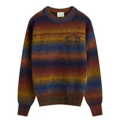 ARIES ARIES MEN'S MULTI BOUCLE SPACE KNIT SWEATER