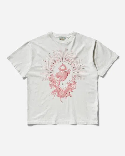 Aries Men S Faded  Ex Amino T-shirt Off In White