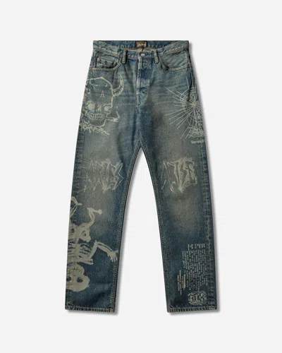 Aries Metal 00 S Lilly Jeans In Blue