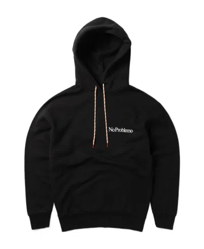Aries Mini Problemo Drawstring Hoodie In Black
