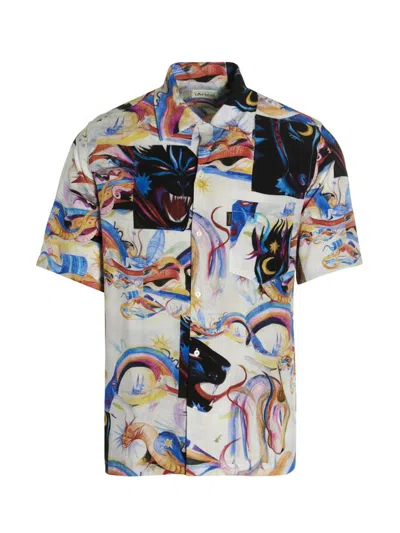 Aries Trouserhera Hawaiian Shirt In Multicolour
