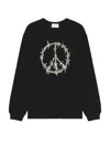 Aries Peace Press Gothic Waffle Long Sleeve Tee