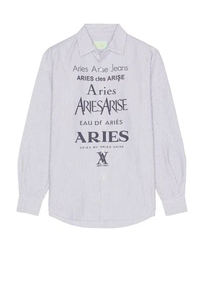 Aries Perfume Oxford Shirt In Black