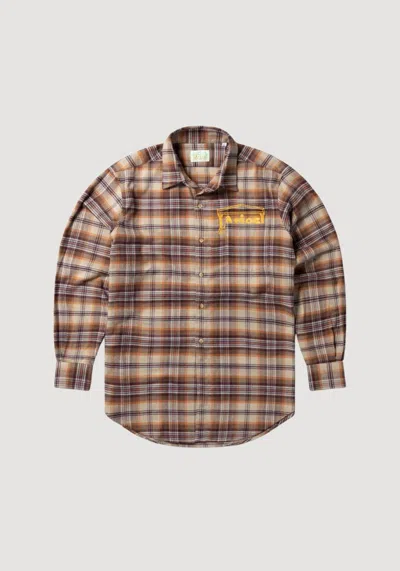 Aries Plaid Flannel Shirt In Multi