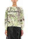 Aries Printed Sweatshirt | Size Medium | Ssar20222 In Multicolour