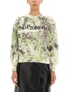 Aries Printed Sweatshirt | Size Medium | Ssar20222 In Multicolour