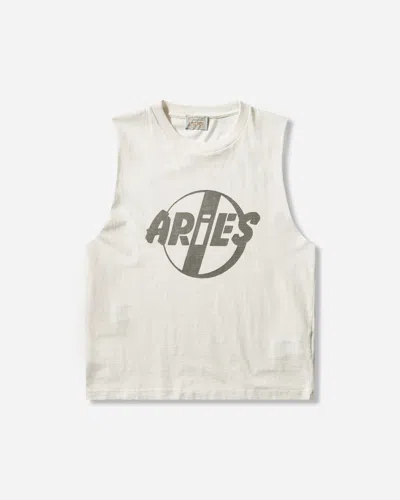 Aries Punk Muscle Vest In White