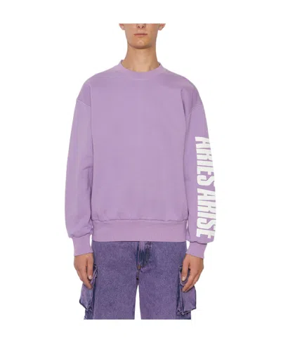 ARIES ROUND COLLAR LONG SLEEVE SWEATER