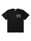 Aries Star-studded Print T-shirt In Black
