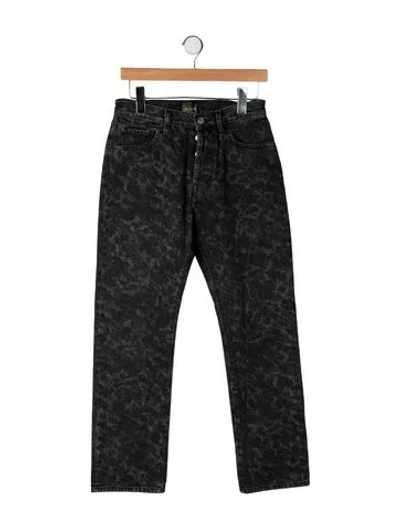 Pre-owned Aries Straight-leg Jeans In Grey