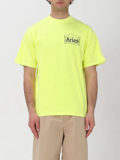 Aries T-shirt  Men Color Yellow