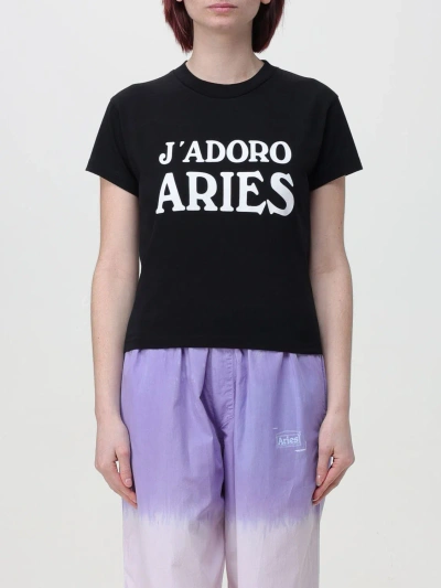 Aries T-shirt  Woman Color Black