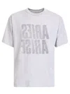 Aries Graphic Print T-shirt In Grey