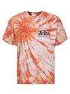 Aries Man T-shirt Light Grey Size Xl Cotton In Orange