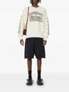 Aries Temple-print Sweatshirt In White