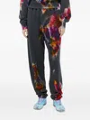 Aries Colourspray Track Pants In Gray