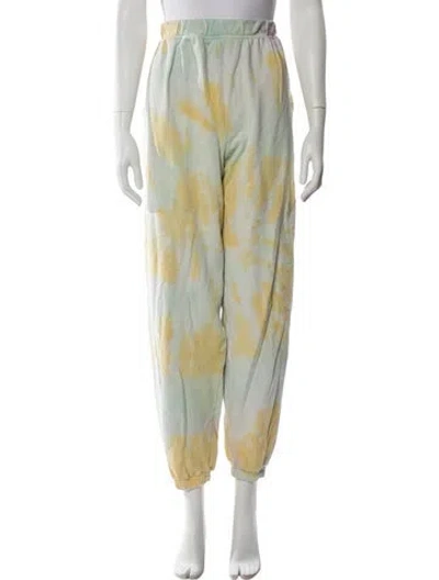 Pre-owned Aries Tie-dye Print Sweatpants In Multi