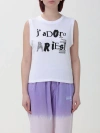 Aries Woman T-shirt White Size 4 Cotton In White