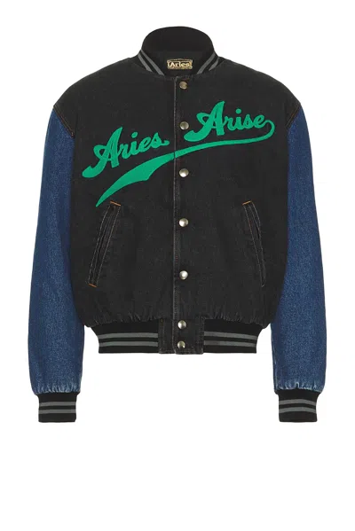ARIES VARSITY DENIM JACKET