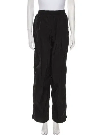 Pre-owned Aries Wide Leg Pants In Black