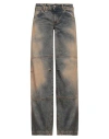 Aries Woman Jeans Blue Size 29 Cotton In Blue