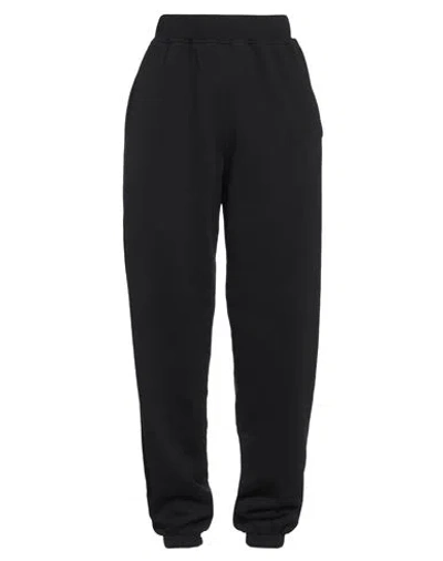 Aries Woman Pants Black Size Xl Cotton
