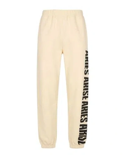 Aries Woman Pants Cream Size Xs Cotton In Neutral