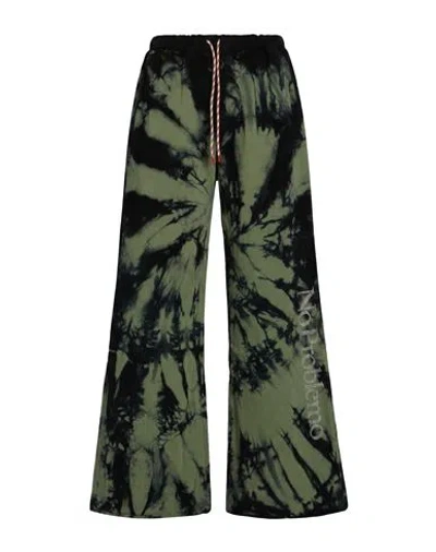 Aries Woman Pants Military Green Size 2 Cotton