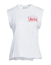 Aries Woman T-shirt White Size 4 Cotton In White