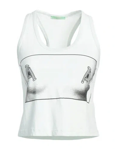 Aries Woman Top Light Green Size 2 Cotton