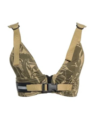 Aries Woman Top Military Green Size 2 Cotton