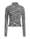 Aries Holey Shrunken Space Dye Knitted Top In Multi