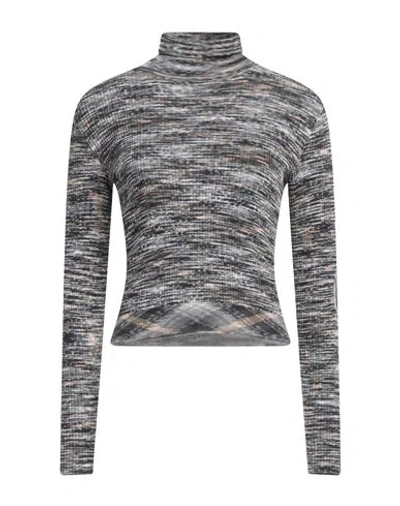 Aries Holey Shrunken Space Dye Knitted Top In Multi
