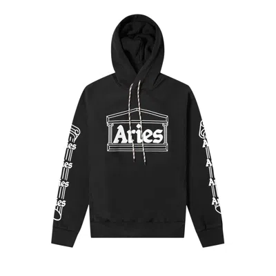Pre-owned Aries X Arsenal Column Hoodie 'black'