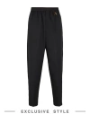 Aries X Yoox Pants Black Size Xl Polyester, Virgin Wool, Elastane In Black