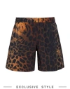 Aries X Yoox Shorts & Bermuda Shorts Black Size L Polyamide, Elastane In Black
